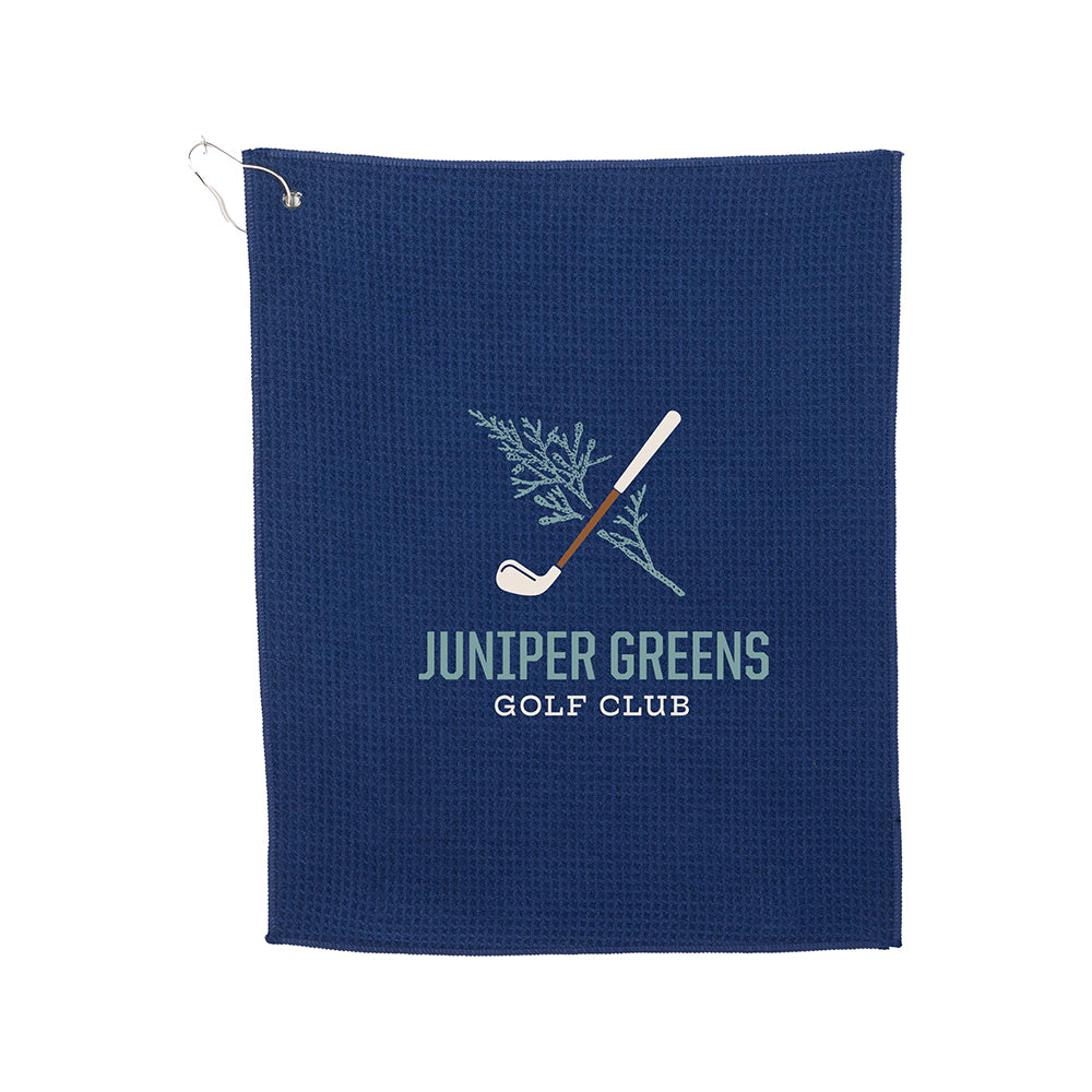 15" x 18" Recycled 200g Microfiber Waffle Towel