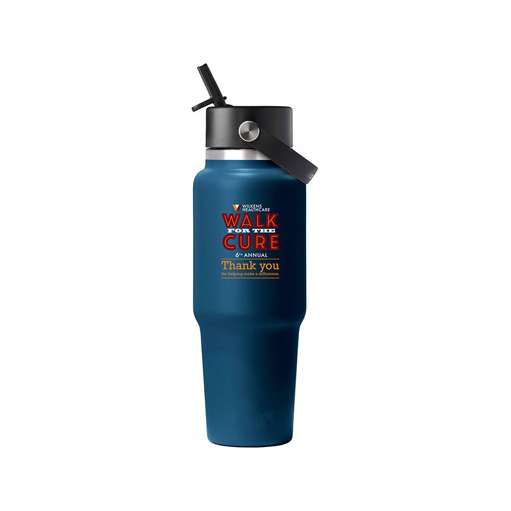 32 oz. Hydro Flask® Travel Bottle with Flex Straw Cap 32oz
