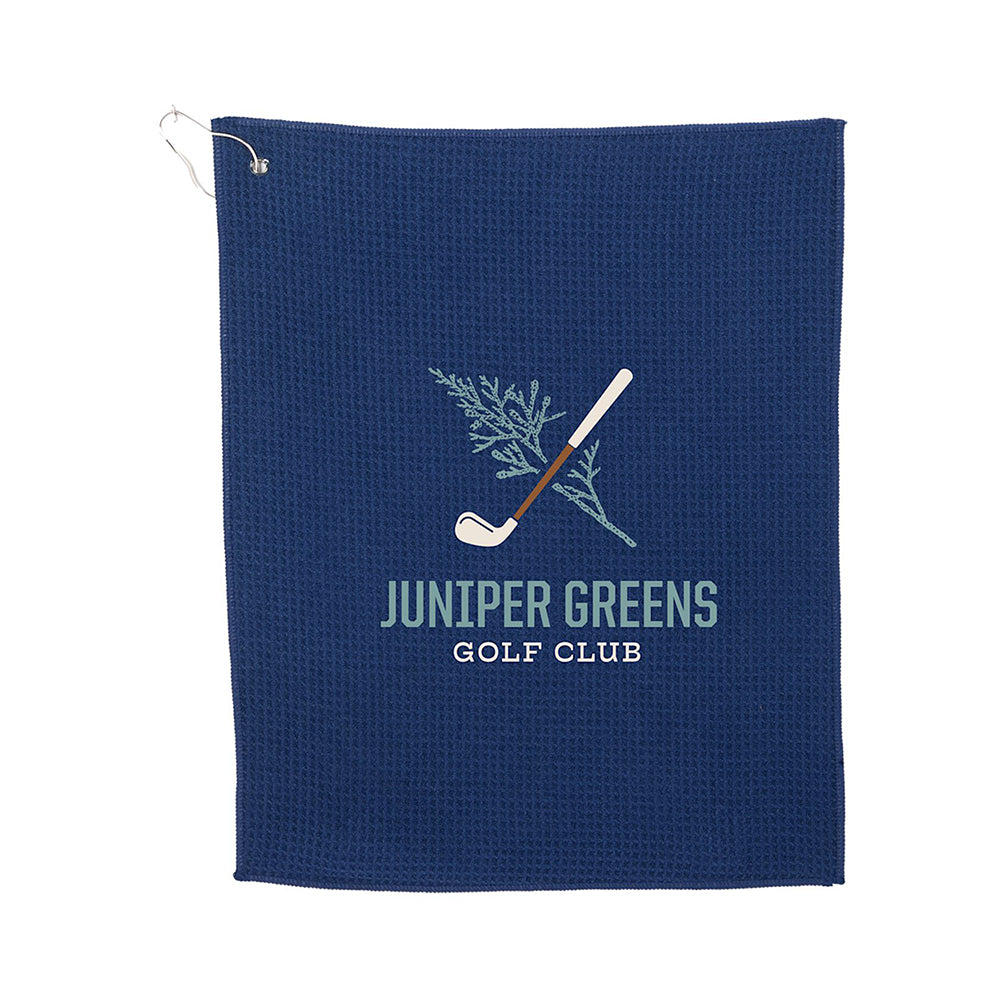 Recycled Microfiber Waffle Towel -15" x 18"