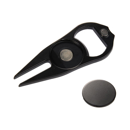 Divot Tool with Bottle Opener and Ball Marker