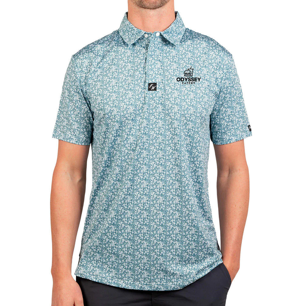 Full Wedge Golf Men's Patterned Polo