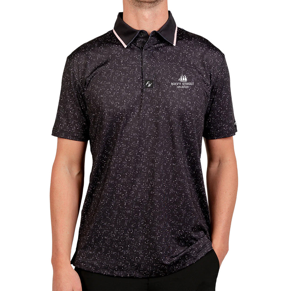 Full Wedge Golf Men's Patterned Polo