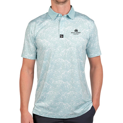 Full Wedge Golf Men's Patterned Polo