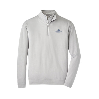 Peter Millar Men’s Perth Mélange Performance Quarter-Zip Pullover