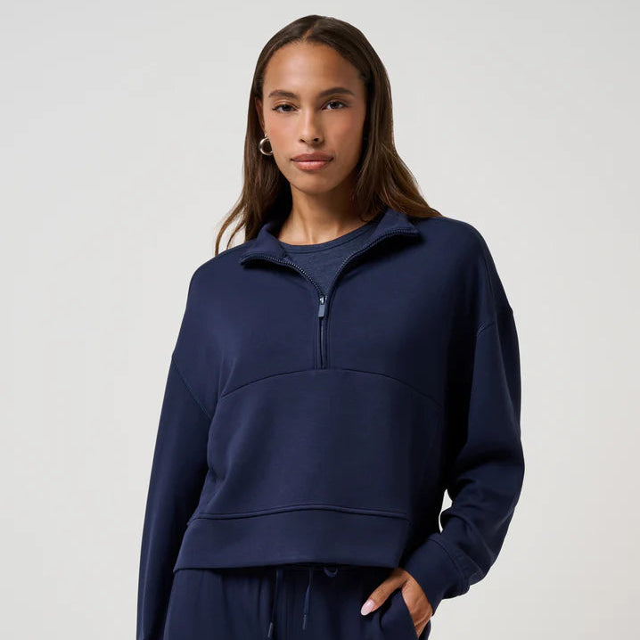 TravisMathew Women’s Skyloft Half-Zip Pullover