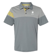 Load image into Gallery viewer, Adidas Heathered 3 Stripes Colorblocked Polo - Men
